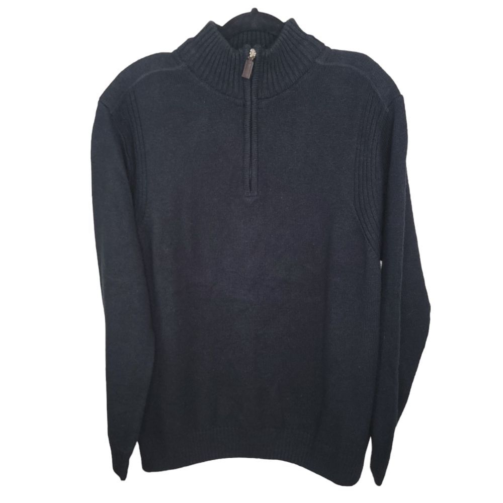 Outdoor Life Nwt quarter zip black pullover sweater Size XL